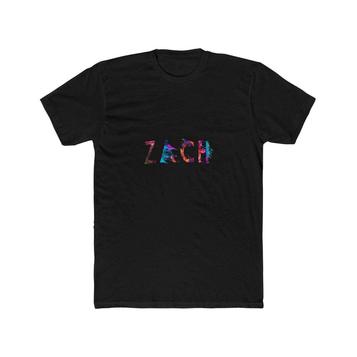 Bold Zach Name Graphic T Shirt - Personalized Confidence Tee - alternate angle 3, merchandise