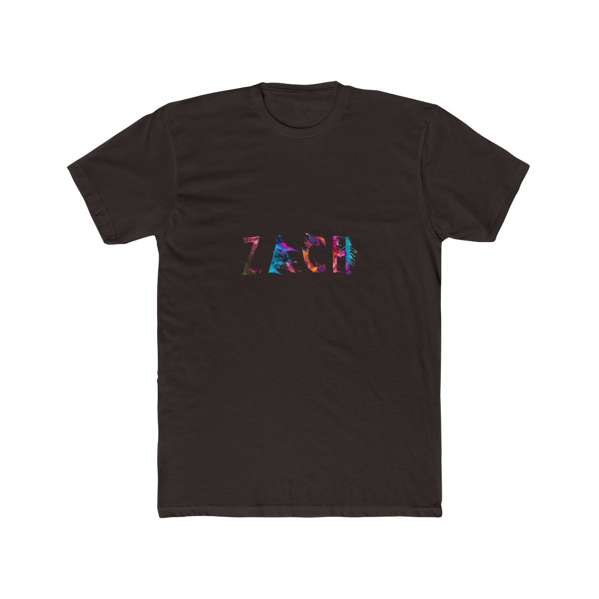 Bold Zach Name Graphic T Shirt - Personalized Confidence Tee - alternate angle 2, merchandise