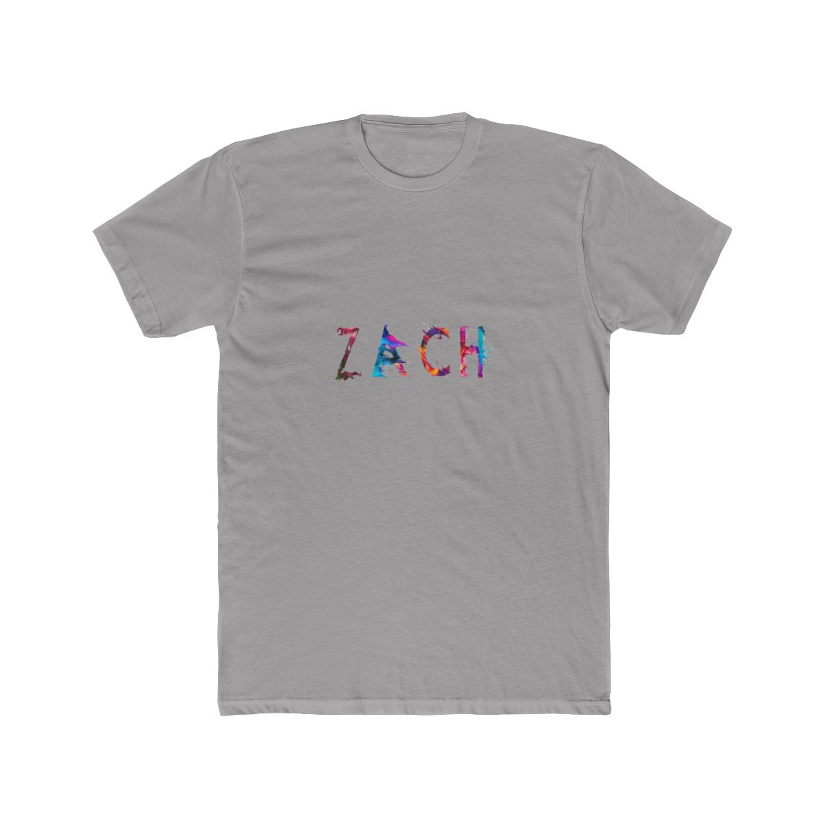 Bold Zach Name Graphic T Shirt - Personalized Confidence Tee