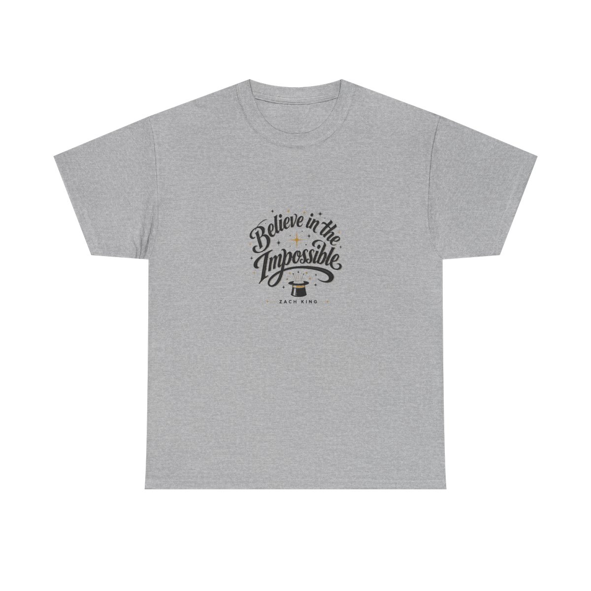 Zach King "Believe in the Impossible" Unisex Tee - alternate angle 5, merchandise