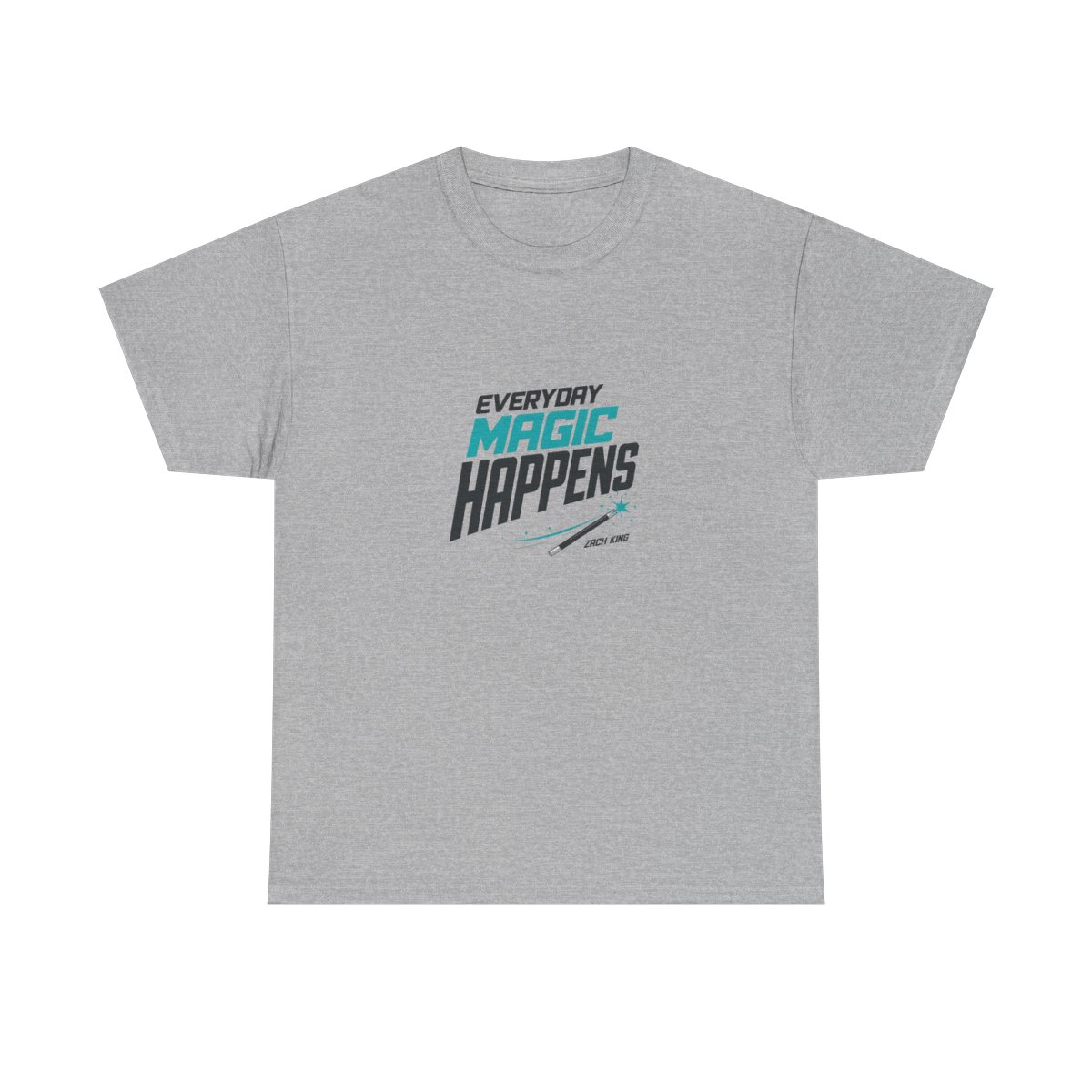 Zach King "Everyday Magic Happens" Unisex Tee - alternate angle 5, merchandise