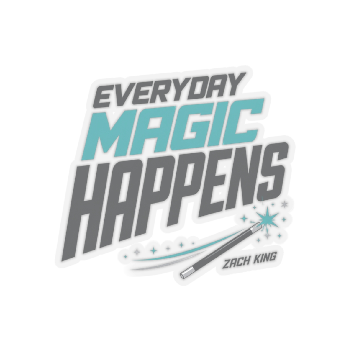 Zach King "Everyday Magic Happens" Sticker