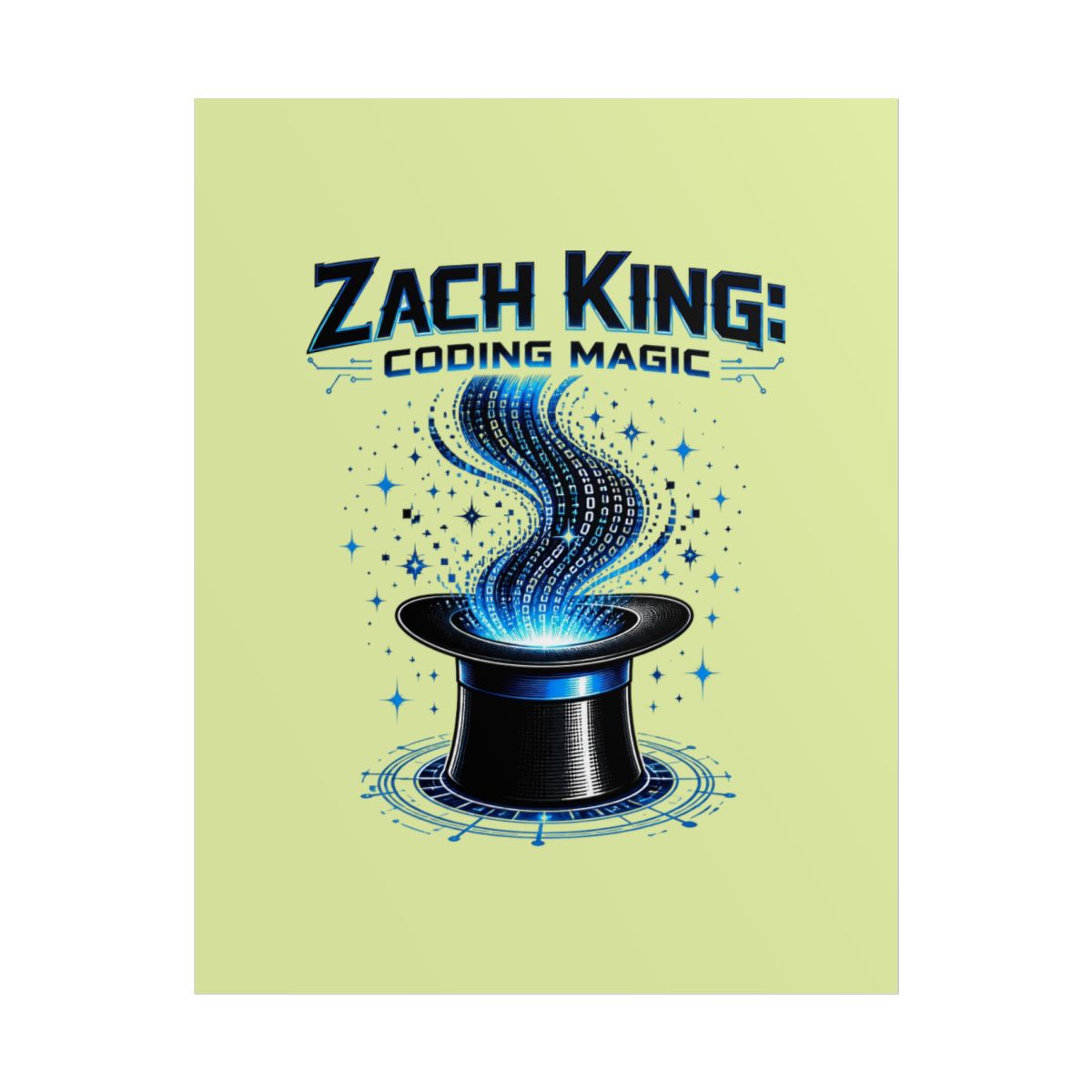 Zach King "Zach King: Coding Magic" Poster - alternate angle 1, merchandise