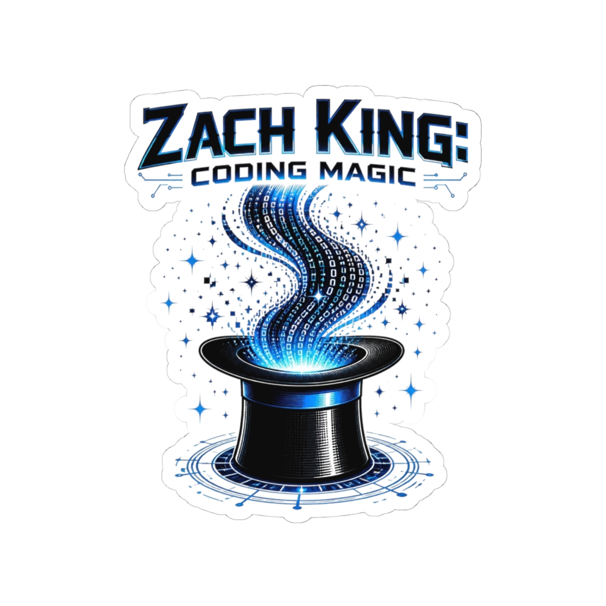 Zach King "Zach King: Coding Magic" Sticker