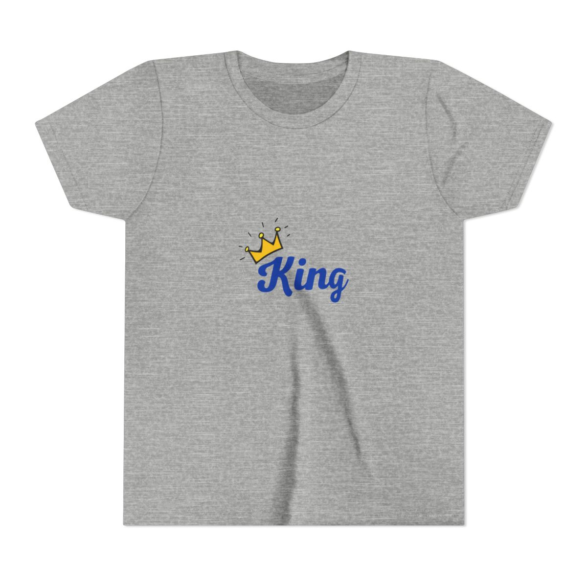 Regal King Crown Graphic Kids T Shirt - Bold Leader Royalty Gift