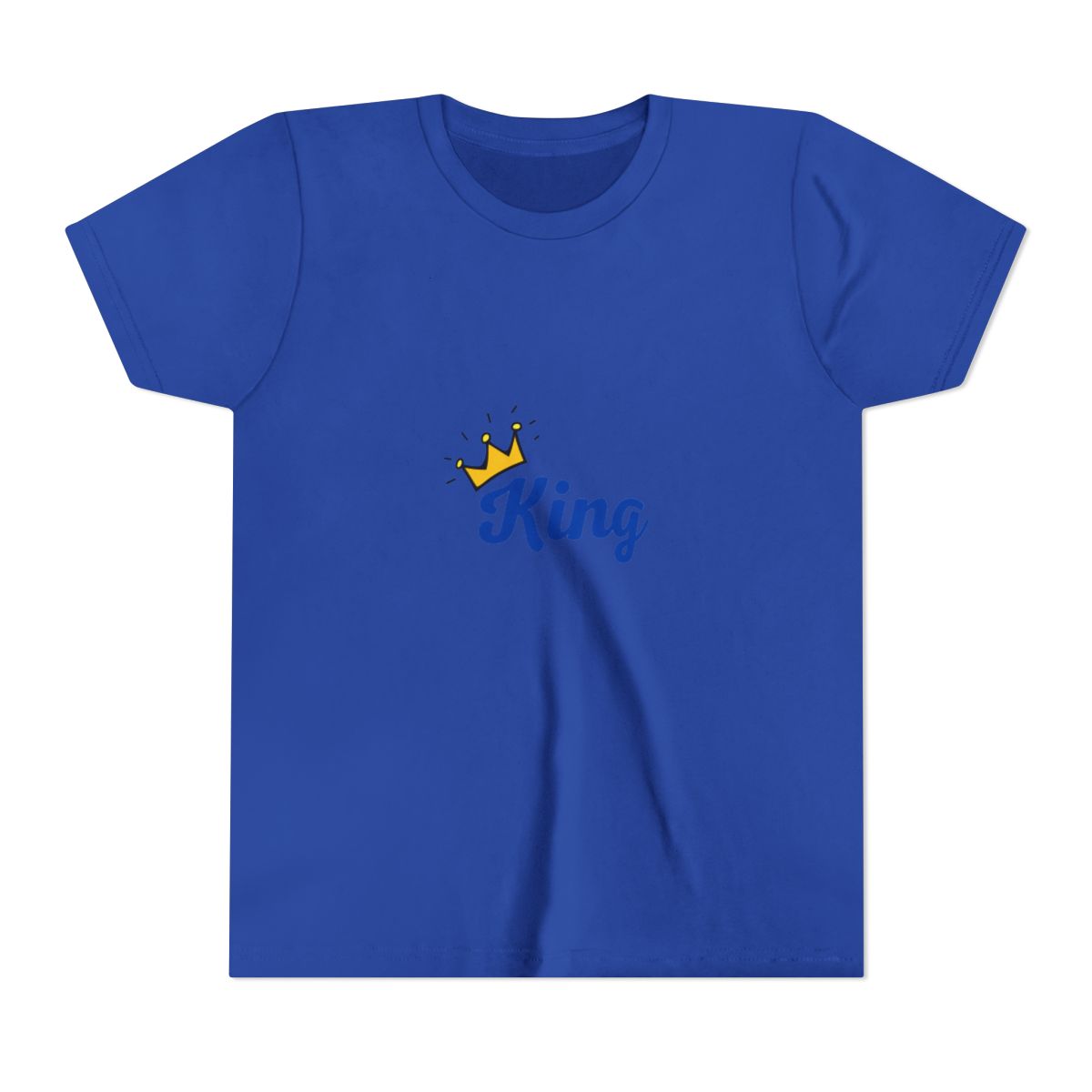 Regal King Crown Graphic Kids T Shirt - Bold Leader Royalty Gift - alternate angle 4, merchandise