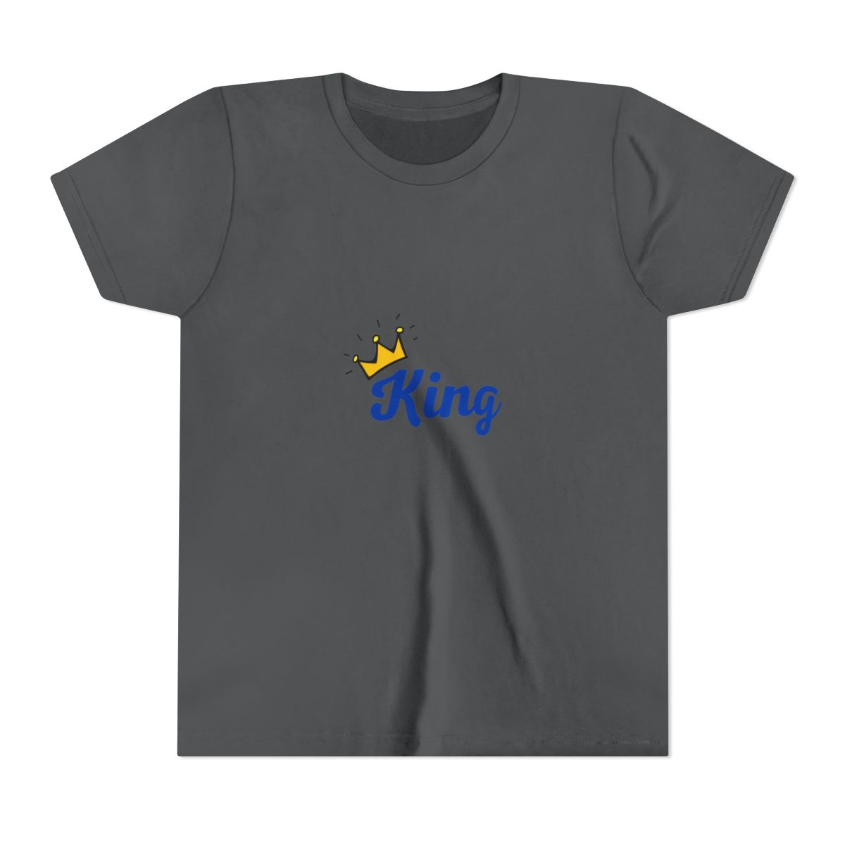 Regal King Crown Graphic Kids T Shirt - Bold Leader Royalty Gift - alternate angle 5, merchandise