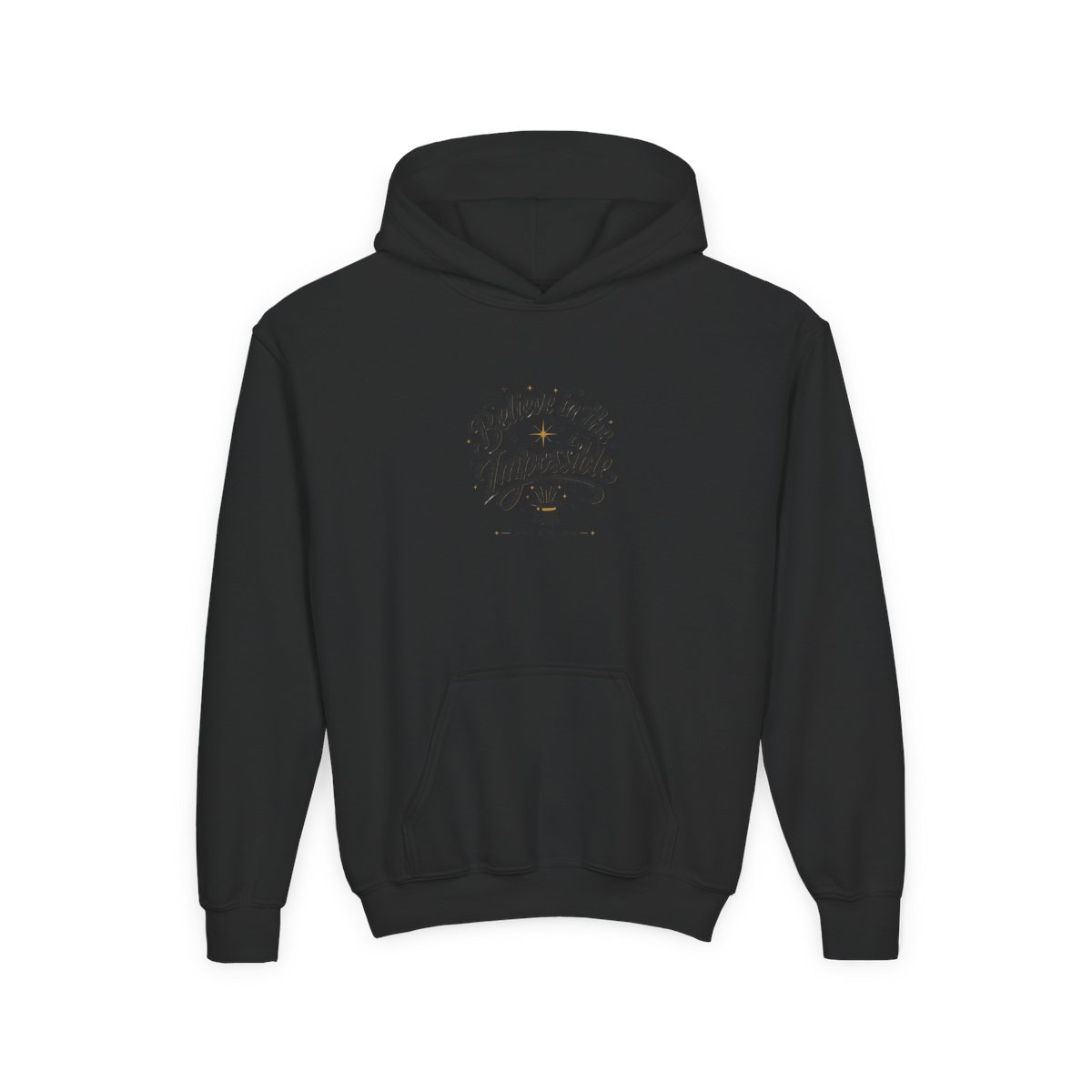 Zach King "Believe in the Impossible" Kids Hoodie - alternate angle 2, merchandise