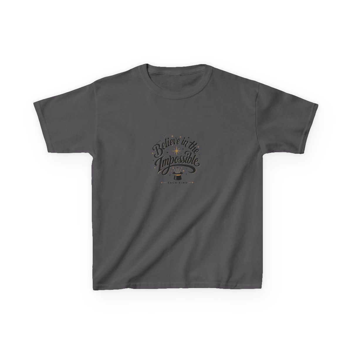 Zach King "Believe in the Impossible" Unisex Kids Tee - alternate angle 4, merchandise