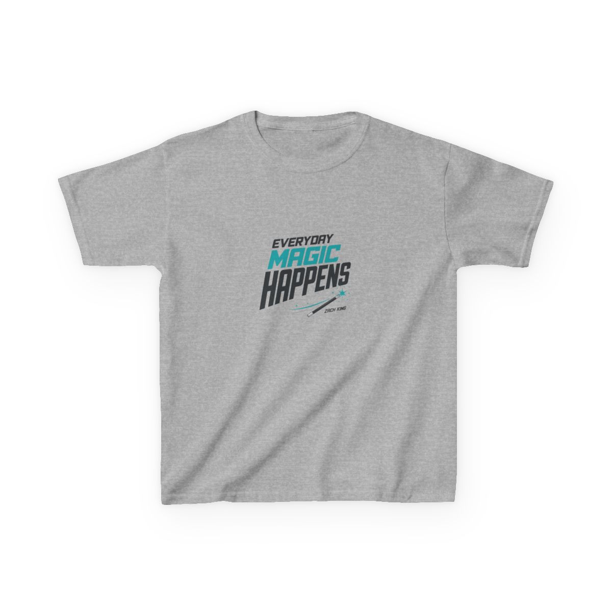 Zach King "Everyday Magic Happens" Unisex Kids Tee - alternate angle 3, merchandise