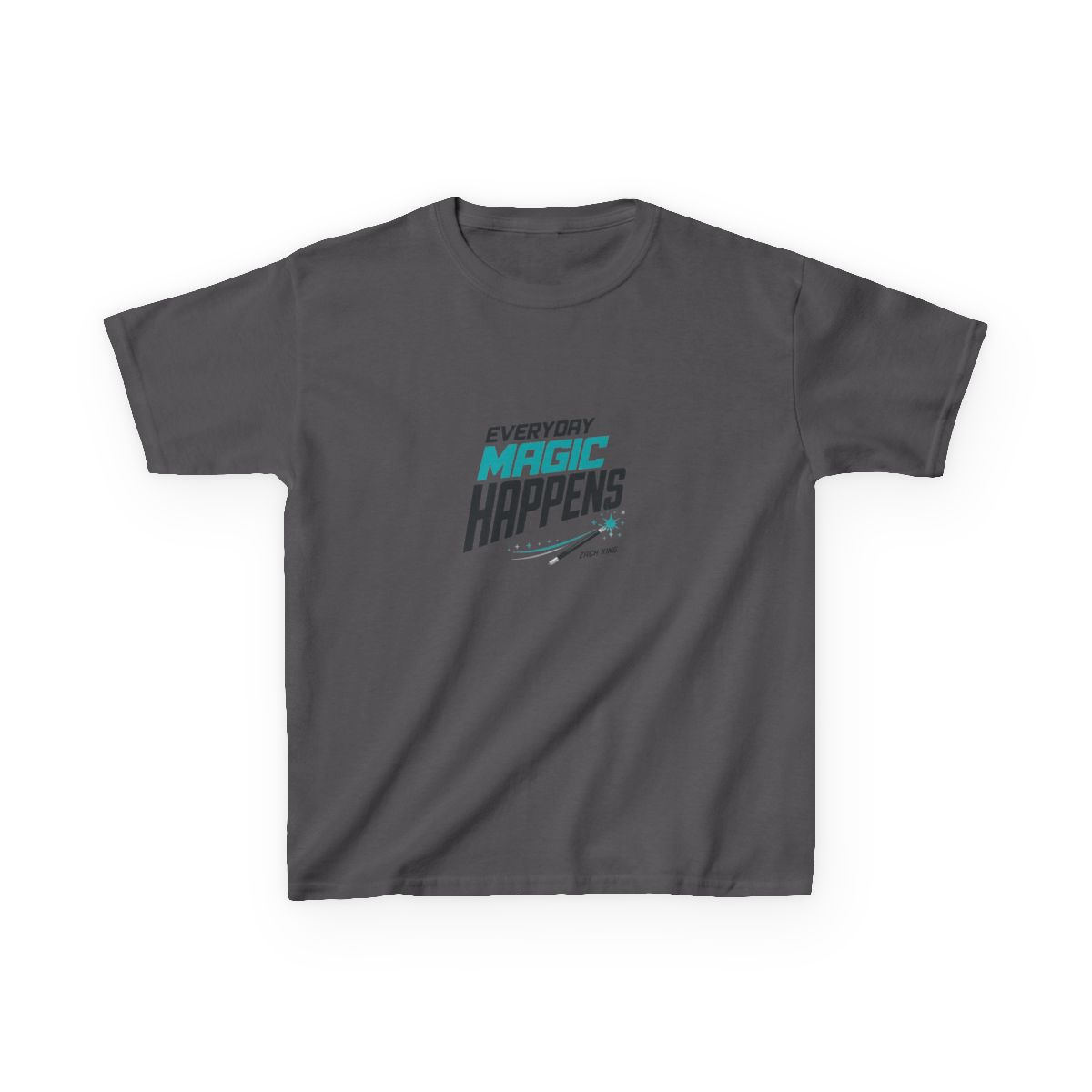 Zach King "Everyday Magic Happens" Unisex Kids Tee - alternate angle 4, merchandise