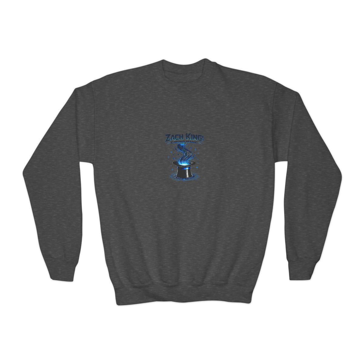 Zach King "Zach King: Coding Magic" Kids Crewneck - alternate angle 3, merchandise